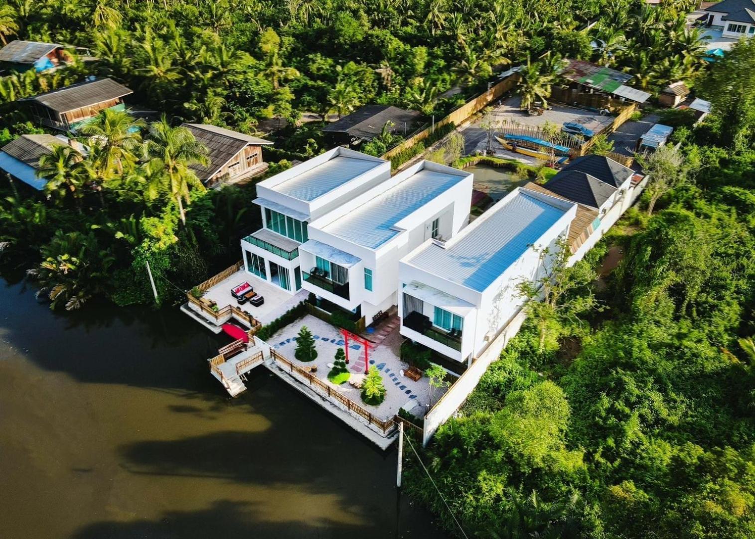 Yunoya Riverside Villa Samut Songkhram Exterior foto